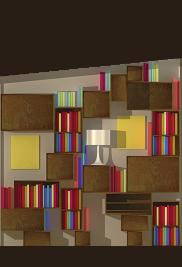 image 3d bibliothèque aérienne